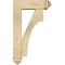 Ekena Millwork Westlake Arts and Crafts Rough Sawn Bracket w/ Offset Brace, Douglas Fir, 6"W x 18"D x 30"H BKT0604X18X30WTL03RDF - alternate 4